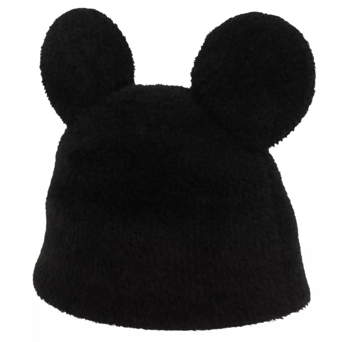TDR Mickey & Minnie Mouse Fluffy & Warm 2024 Collection x Mickey Mouse Shaped Knitted Beanie for Aduls Color: Black (Release Date: Oct 31, 2024)