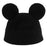 TDR Mickey & Minnie Mouse Fluffy & Warm 2024 Collection x Mickey Mouse Shaped Knitted Beanie for Aduls Color: Black (Release Date: Oct 31, 2024)