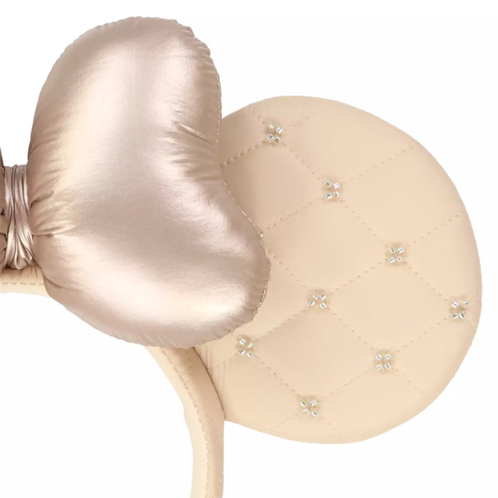 TDR - Minnie Mouse ""Diamond Embossed" Ear Headband Color: Gold (Release Date: Nov 28, 2024)