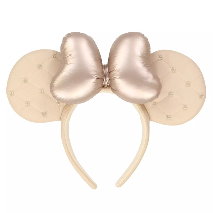 TDR - Minnie Mouse ""Diamond Embossed" Ear Headband Color: Gold (Release Date: Nov 28, 2024)
