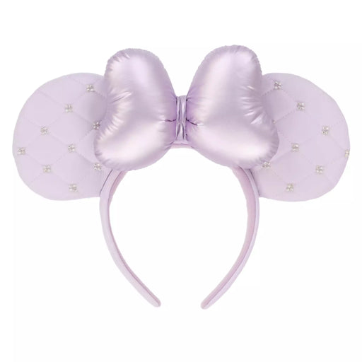 TDR - Minnie Mouse ""Diamond Embossed" Ear Headband Color: Purple (Release Date: Nov 28, 2024)