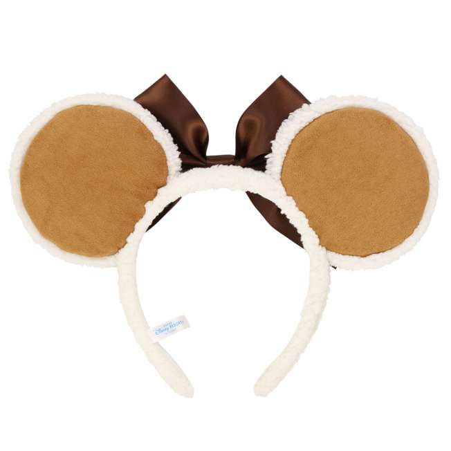 TDR - Minnie Mouse "Suede" Leather Fluffy Ear Headband (Release Date: Nov 28, 2024)
