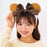 TDR - Minnie Mouse "Suede" Leather Fluffy Ear Headband (Release Date: Nov 28, 2024)