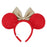 TDR - Minnie Mouse "Diamond Rhombus Check" Pattern Ear Headband (Color: Red)