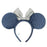 TDR - Minnie Mouse "Diamond Rhombus Check" Pattern Ear Headband (Color: Navy)