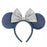 TDR - Minnie Mouse "Diamond Rhombus Check" Pattern Ear Headband (Color: Navy)