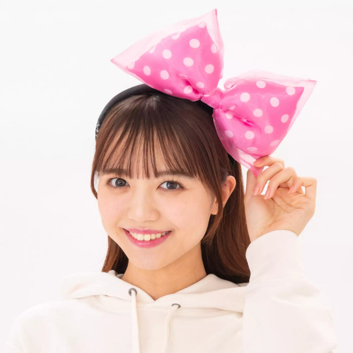 TDR - Tokyo Disney Resort "Minnie Mouse Style x Minnie Mouse Big Bow Headband Color: Pink (Release Date: Mar 2, 2025)