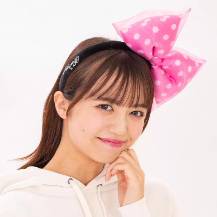 TDR - Tokyo Disney Resort "Minnie Mouse Style x Minnie Mouse Big Bow Headband Color: Pink (Release Date: Mar 2, 2025)