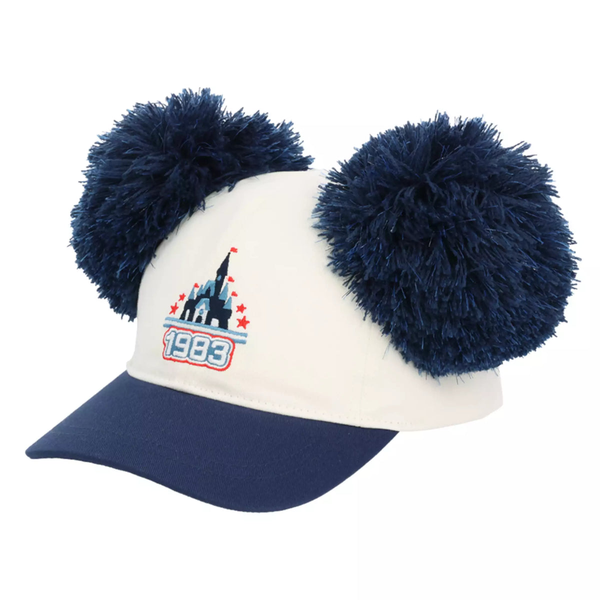 Disney Tokyo Minnie/Mickey Fuzzy Ear Hat with Pom Poms White Mickey Sherpa ear hats spotted at the Disneyland  main image 2