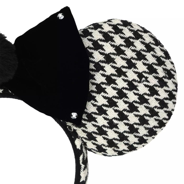 TDR - Minnie Mouse "Houndstooth Pattern" Ear Headband (Release Date: Oct 2, 2025)