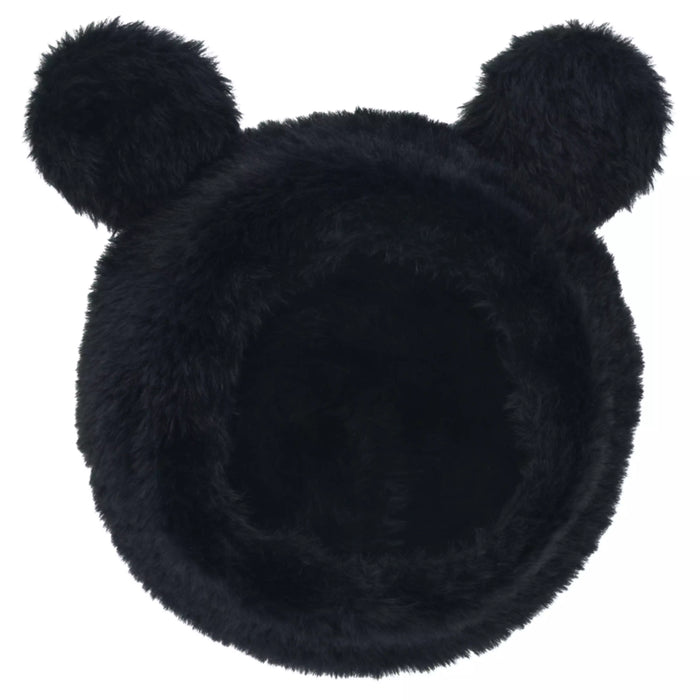 TDR - Enjoy Winter Fashion Collection x Mickey Mouse Fluffy Beret For Adults Color: Black (Release Date: Oct 16, 2025)