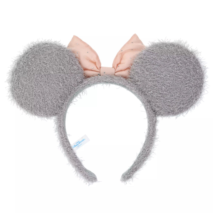 TDR - Enjoy Winter Fashion Collection x Minnie Mouse Fluffy Ear Headband Color: Grey (Release Date: Oct 16, 2025)