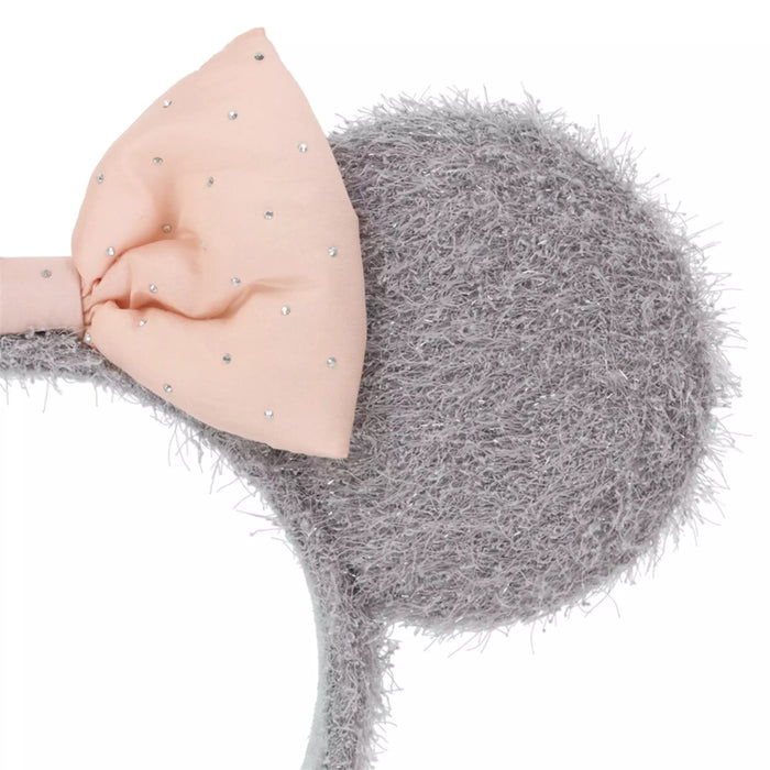 TDR - Enjoy Winter Fashion Collection x Minnie Mouse Fluffy Ear Headband Color: Grey (Release Date: Oct 16, 2025)