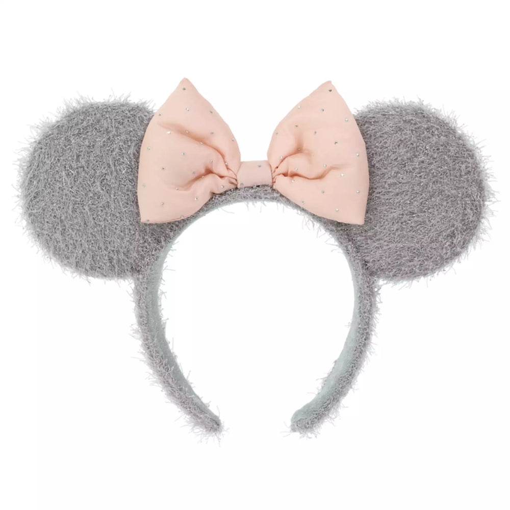 TDR - Enjoy Winter Fashion Collection x Minnie Mouse Fluffy Ear Headband Color: Grey (Release Date: Oct 16, 2025)