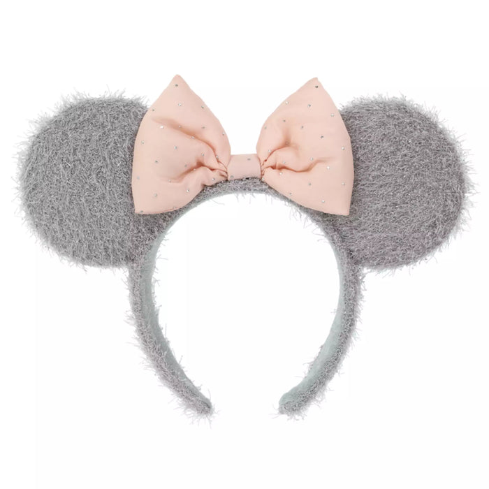 TDR - Enjoy Winter Fashion Collection x Minnie Mouse Fluffy Ear Headband Color: Grey (Release Date: Oct 16, 2025)
