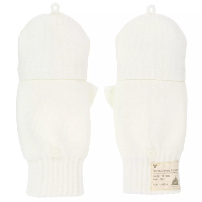 TDR - Enjoy Winter Fashion Collection x Mickey Mouse Fluffy Mittens for Adults Color: White (Release Date: Oct 16, 2025)