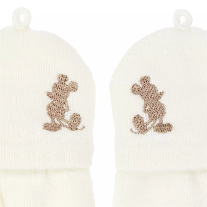 TDR - Enjoy Winter Fashion Collection x Mickey Mouse Fluffy Mittens for Adults Color: White (Release Date: Oct 16, 2025)