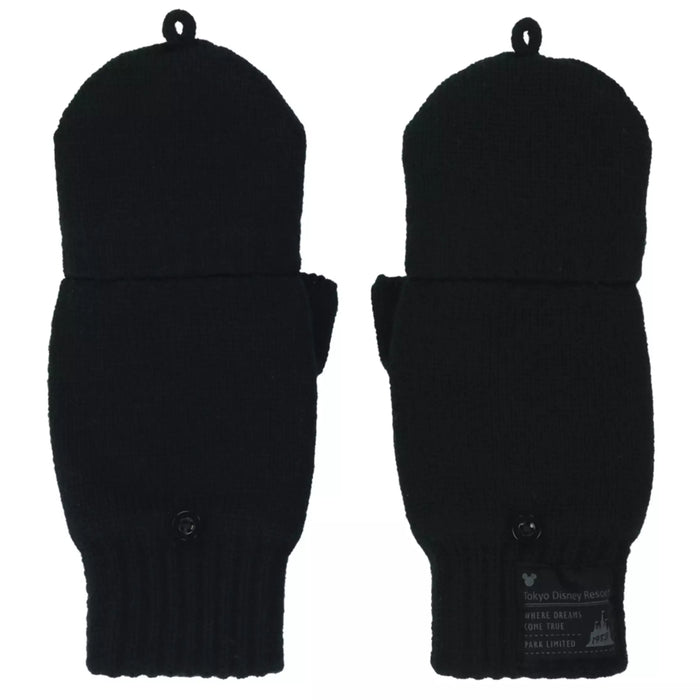 TDR - Enjoy Winter Fashion Collection x Mickey Mouse Fluffy Mittens for Adults Color: Black (Release Date: Oct 16, 2025)