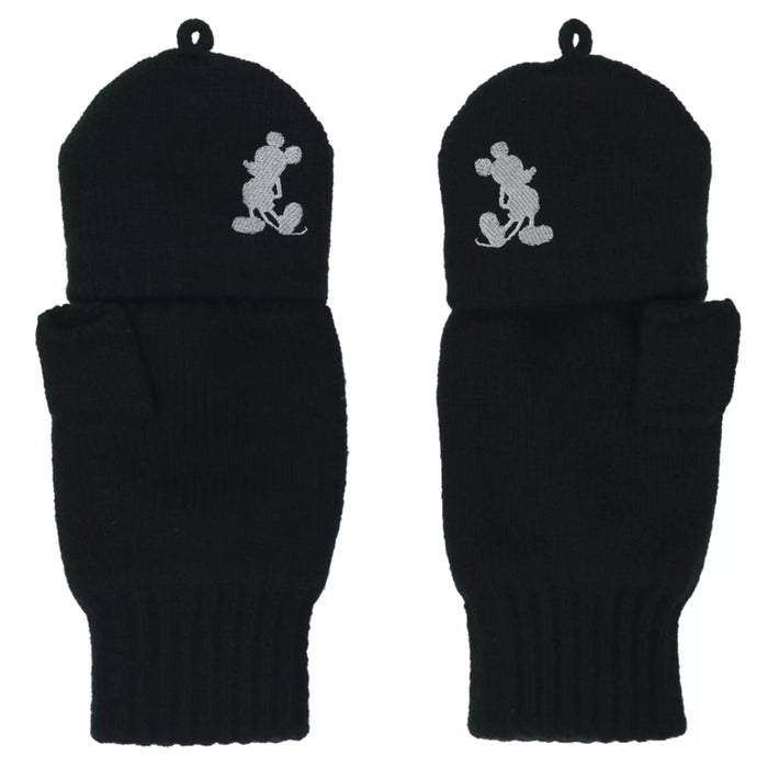 TDR - Enjoy Winter Fashion Collection x Mickey Mouse Fluffy Mittens for Adults Color: Black (Release Date: Oct 16, 2025)