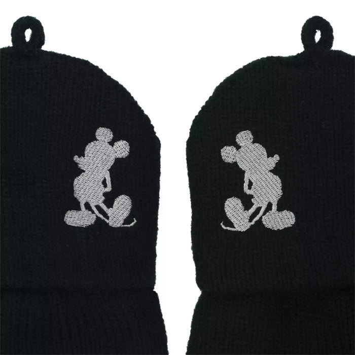 TDR - Enjoy Winter Fashion Collection x Mickey Mouse Fluffy Mittens for Adults Color: Black (Release Date: Oct 16, 2025)
