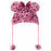 TDR - Enjoy Winter Fashion Collection x Minnie Mouse Leopard Print Fluffy Fan Cap for Adults Color: Pink (Pre Order, Restock Date is Unknown)