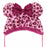 TDR - Enjoy Winter Fashion Collection x Minnie Mouse Leopard Print Fluffy Fan Cap for Adults Color: Pink (Pre Order, Restock Date is Unknown)