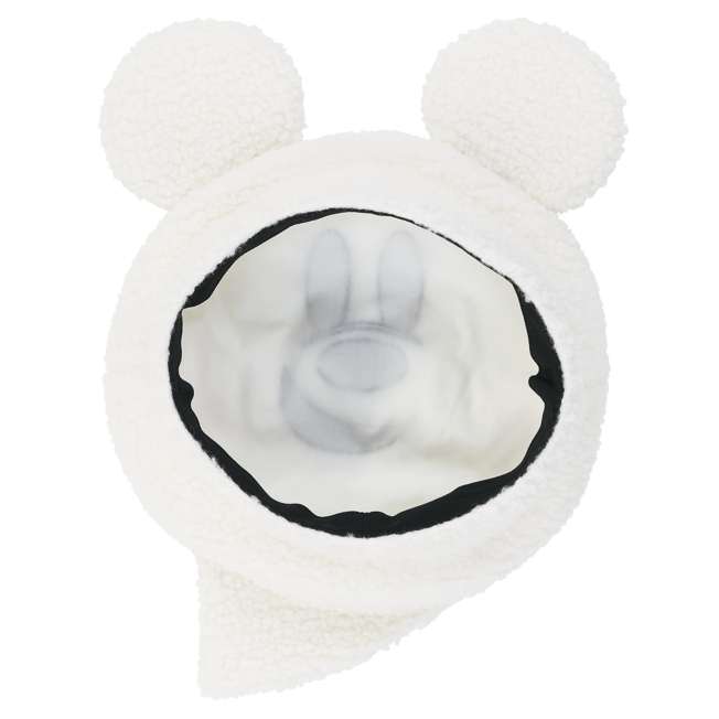 TDR - 2025 Mickey & Friends Disney Halloween "Spook Ghost Night!" Collection x Mickey Mouse Ghost Shaped Fluffy Beret for Adults (Release Date: Sept 16, 2025)