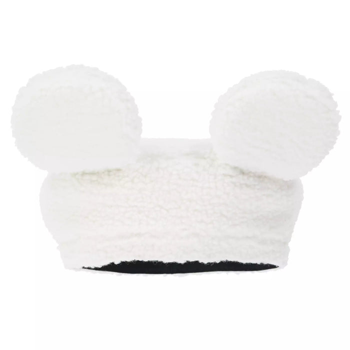 TDR - 2025 Mickey & Friends Disney Halloween "Spook Ghost Night!" Collection x Mickey Mouse Ghost Shaped Fluffy Beret for Adults (Release Date: Sept 16, 2025)