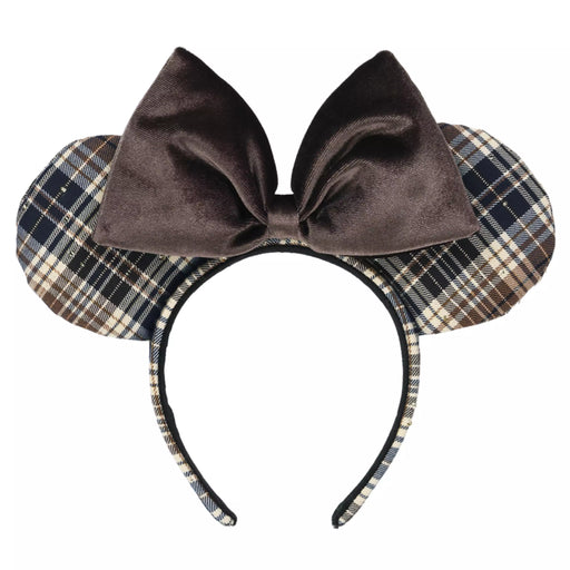 TDR - Minnie Mouse "Checkered Pattern" Ear Headband Color: Brown (Release Date: Oct 2, 2025)