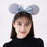 TDR - Minnie Mouse Tweed Fabrics & Sequin Bow Ear Headband Color: Blue (Release Date: Apr 30, 2026)