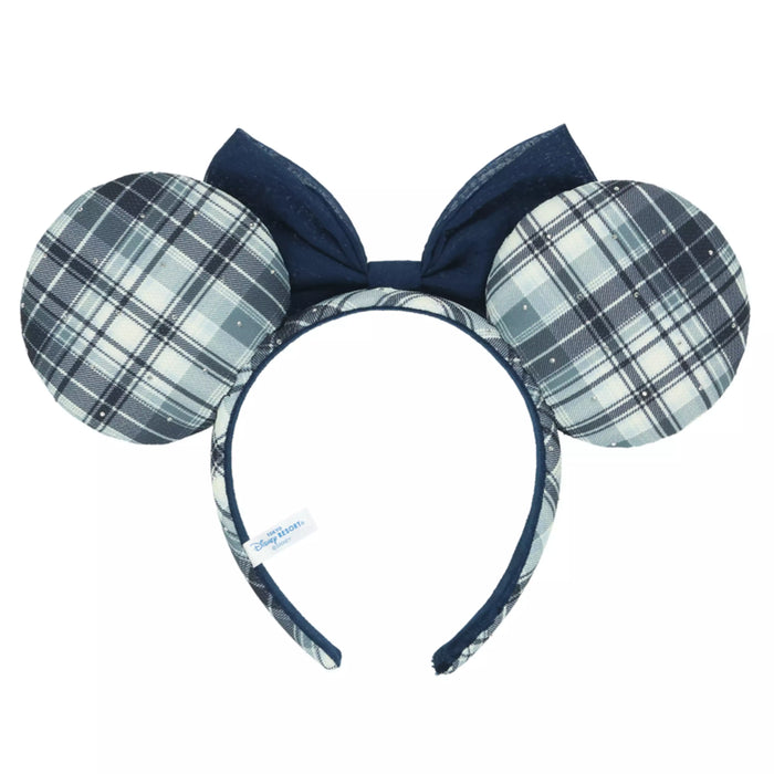 TDR - Minnie Mouse Checkered Ear Headband Color: Black & Blue (Release Date: Apr 30, 2026)