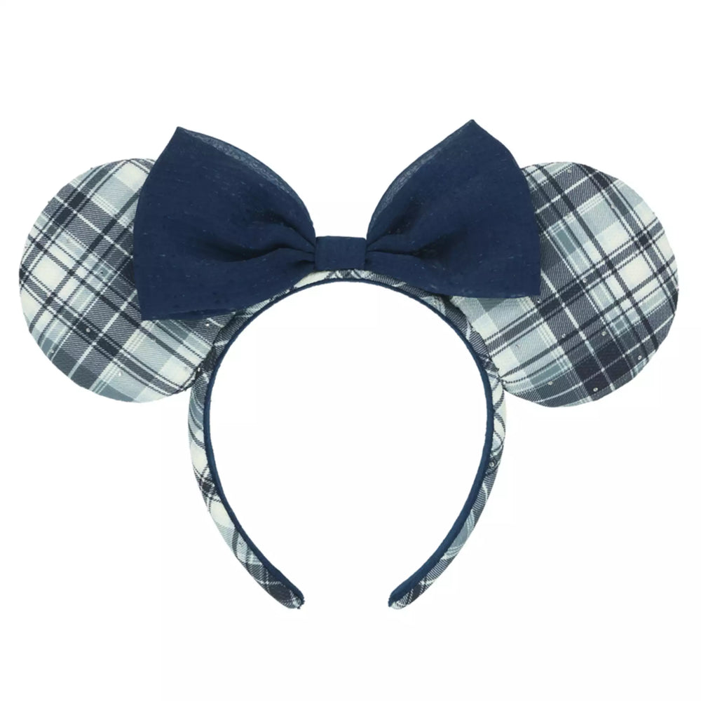 TDR - Minnie Mouse Checkered Ear Headband Color: Black & Blue (Release Date: Apr 30, 2026)