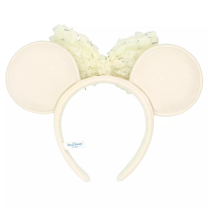 TDR - Minnie Mouse 3D Rose Lace Ear Headband Color: Yellow (Release Date: May 28, 2026)