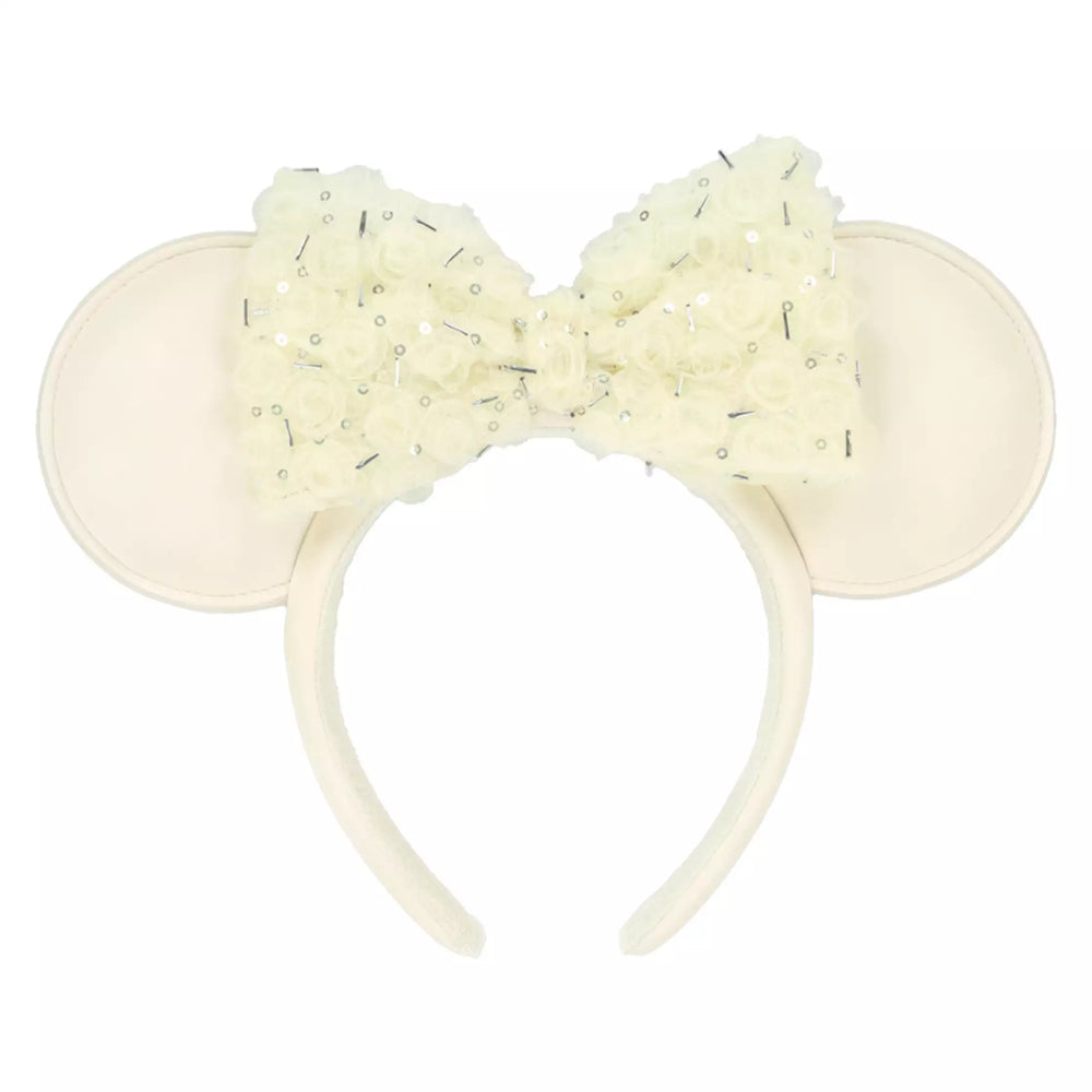 TDR - Minnie Mouse 3D Rose Lace Ear Headband Color: Yellow (Release Date: May 28, 2026)