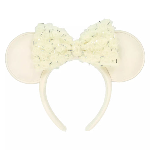 TDR - Minnie Mouse 3D Rose Lace Ear Headband Color: Yellow (Release Date: May 28, 2026)