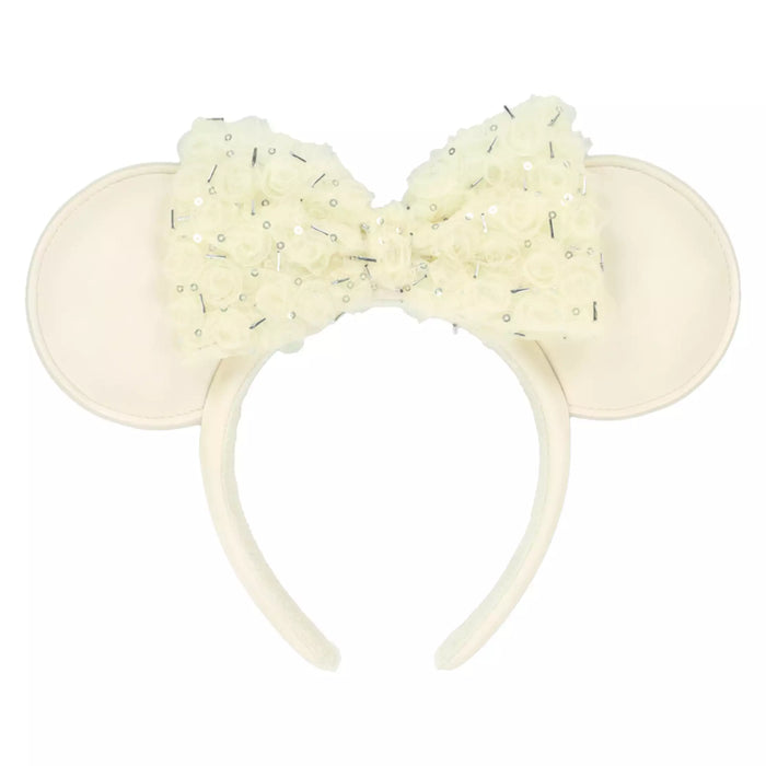 TDR - Minnie Mouse 3D Rose Lace Ear Headband Color: Yellow (Release Date: May 28, 2026)