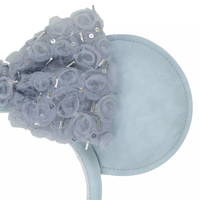 TDR - Minnie Mouse 3D Rose Lace Ear Headband Color: Blue (Release Date: May 28, 2026)