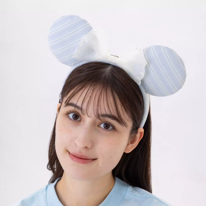 TDR - Minnie Mouse Twill Ear Headband Color: Blue (Release Date: May 28, 2026)