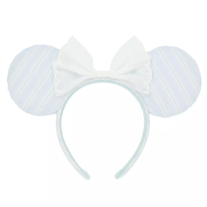 TDR - Minnie Mouse Twill Ear Headband Color: Blue (Release Date: May 28, 2026)