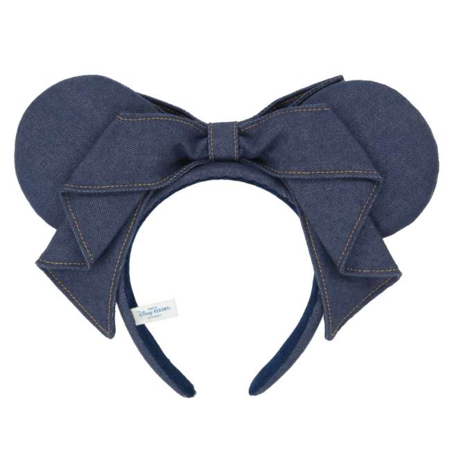 TDR - 2026 Minnie Mouse Denim Style Ear Headband Color: Navy (Release Date: Aug 13, 2026)