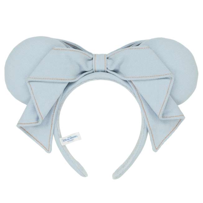 TDR - 2026 Minnie Mouse Denim Style Ear Headband Color: Light Blue (Release Date: Aug 13, 2026)