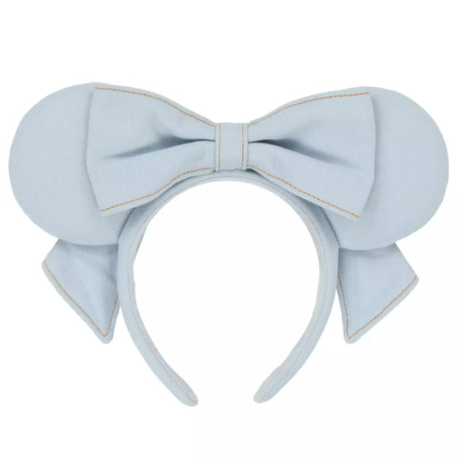 TDR - 2026 Minnie Mouse Denim Style Ear Headband Color: Light Blue (Release Date: Aug 13, 2026)