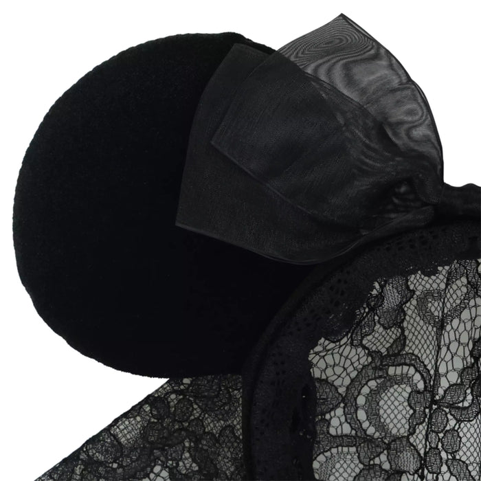 TDR - 2026 Minnie Mouse "Scarf-Like Lace" Ear Headband Color: Black (Release Date: Sep 24, 2026)