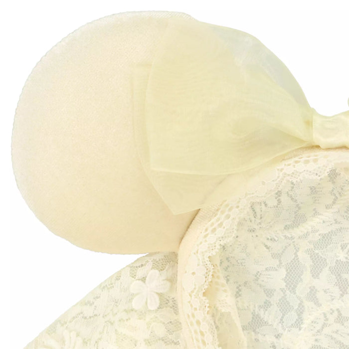 TDR - 2026 Minnie Mouse "Scarf-Like Lace" Ear Headband Color: Beige (Release Date: Sep 24, 2026)