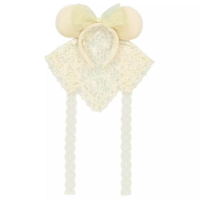 TDR - 2026 Minnie Mouse "Scarf-Like Lace" Ear Headband Color: Beige (Release Date: Sep 24, 2026)