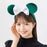 TDR - 2026 Minnie Mouse Lace Bow & Velvet Ear Headband Color: Green (Release Date: Sep 24, 2026)