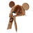 TDR 2026 Mickey Mouse with Ears Suede Hat with Big Bow for Adults Color: Brown (Release Date: Oct 22, 2026)