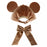 TDR 2026 Mickey Mouse with Ears Suede Hat with Big Bow for Adults Color: Brown (Release Date: Oct 22, 2026)