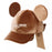 TDR 2026 Mickey Mouse with Ears Suede Hat with Big Bow for Adults Color: Brown (Release Date: Oct 22, 2026)