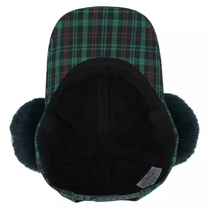 TDR 2026 Mickey Mouse Checkered Pattern with Pom Pom Ears Hat for Adults Color: Green (Release Date: Oct 22, 2026)